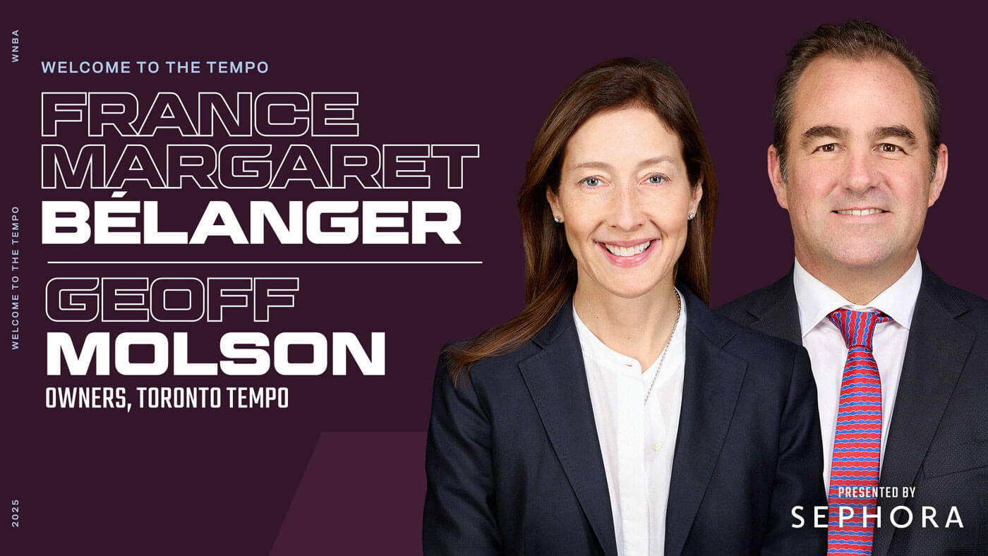 Quebec Sports Icons Geoff Molson and France Margaret Bélanger Join Toronto Tempo Ownership Group